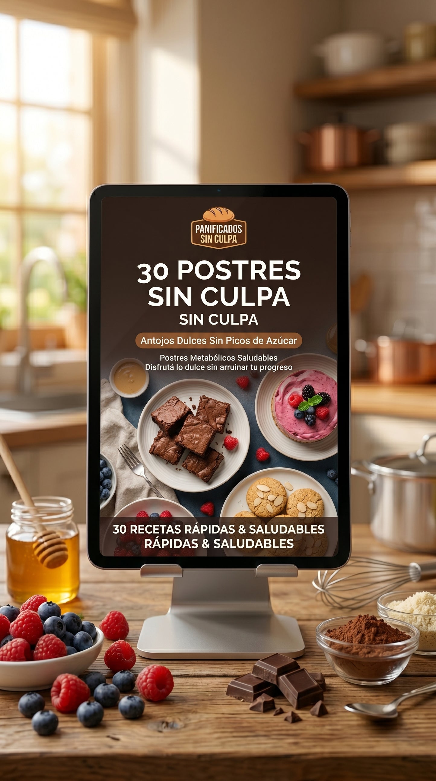 30 Postres "Sin Culpa": Antojos Dulces Sin Picos de Azúcar