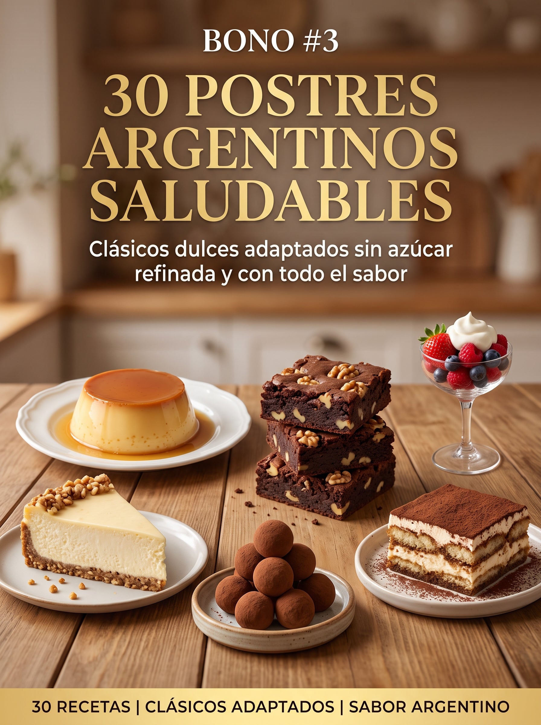 Bono 30 Postres Argentinos Saludables